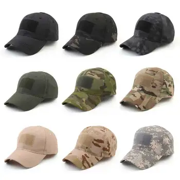 טקטי גברים כובע הסוואה צבאי חייל קרבי פיינטבול כובע קיץ חיצונית ספורט דייג Cmaping הסוואה Snapback כובע