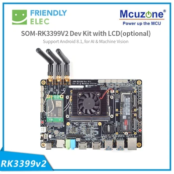 ידידותי-SOM RK3399V2 לוח ליבה, 4GB זיכרון 16GB זיכרון פלאש HDMI dual MIPI כפול תדר WiFi