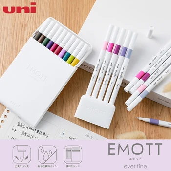 יפן באוניברסיטה EMOTT עמיד במים בצבע מדריך מחברת העט מים צבע העט סיבים הוק 