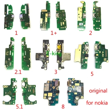 יציאת USB טעינה לוח עבור Nokia 1 1+ 2 2.1 3 5 5.1 8 טעינת USB מזח נמל להגמיש כבלים