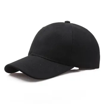 כובע שחור מוצק צבע כובע Snapback כובעי Casquette כובעים מצויד מזדמן Gorras היפ הופ אבא כובעים גברים, נשים, יוניסקס