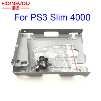 כונן דיסק קשיח HDD בסיס מגש ההרכבה תמיכה עבור פלייסטיישן 3-PS3 Slim S 4000 עם ברגים