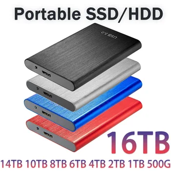 כונן קשיח חיצוני 2.5 Portable Hard Drive HD Externo 160G 1TB 2 TB 4TB 16 טרה-בתים USB3.0 אחסון בכונן קשיח במחשב נייד HD
