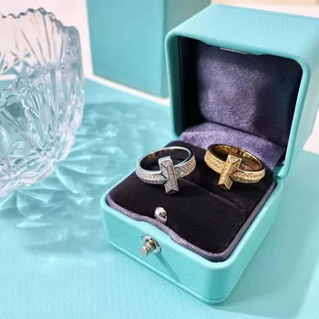 כסף סטרלינג 925 קלאסי גיאומטריות לא סדיר טבעת תכשיטי יוקרה פשוט ומעודן לנשים צד משלוח חינם