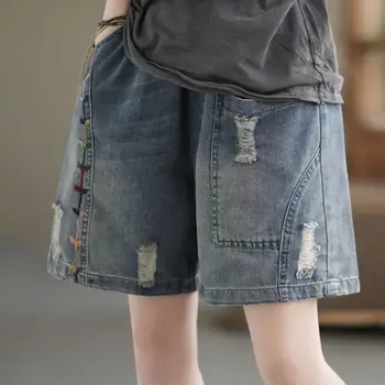 לנשים ג 'ינס מכנסיים קצרים מכנסיים קצרים בנות קוריאני אופנת רחוב Y2k אופנה דברים לקיץ אישה בגדים Trendyol זולים דברים ז' אן