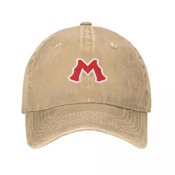 מ בייסבול לוגו כובע בייסבול סמל כובע חוף אישה כובע לגברים