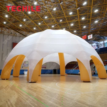 מותאם אישית מודפס מתנפחים קמפינג אוהל סחר אוהל מתנפח X-Gloo אוהלים מתנפחים גדולים עכביש האוהל