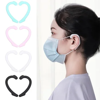 מיני סיליקון אופנה 1 זוג מסכת פנים האוזן ווים מתכווננים אנטי להחליק אטמי אוזניים מסיכת מגן אוזניים אוחז סיומת הוק