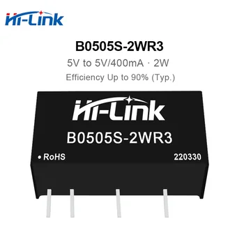 מכירה חמה HiLink B0505S 2WR3 2Pcs/Lot 5V/2W DC-DC שלב אספקת חשמל מודול בית חכם חשמל ממיר מודול B0505S-2WR3