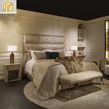 מלון חדש מיטת הכלולות פשוט פוסט-מודרני שינה יוקרה high-end המיטה רהיטים בהתאמה אישית