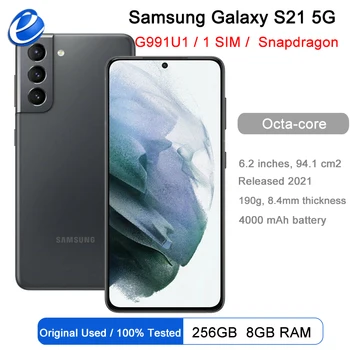 מקורי Samsung Galaxy S21 5G G991U1 6.2