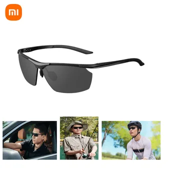 מקורי Xiaomi Mijia ספורט משקפי שמש מעוגלים ניילון בהבחנה גבוהה קיטוב עדשות UV400 בשמן זיהום מניעת נהיגה