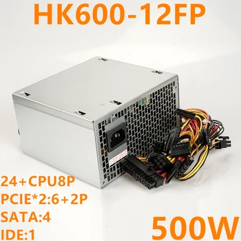 מקורי חדש PSU על Huntkey המותג מדורג 500W שיא 600W אספקת חשמל מיתוג HK600-12FP