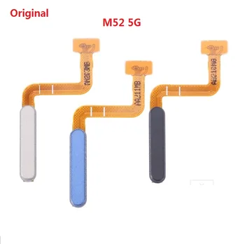 מקורי לסמסונג גלקסי M52 5G sm-m526 טביעת אצבע, טביעת אצבע Touch ID, חיישן לחצן ההפעלה להגמיש כבלים תיקון חלקים
