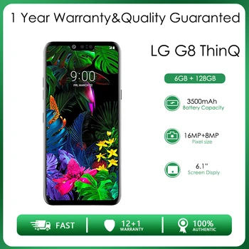 מקורי סמארטפון LG-G8 ThinQ Sim אחד 6GB RAM+128GB Octa-core 16MP 6.1