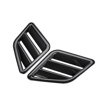 מקס סגנון הקדמי מכסה האוורור הוד לכסות לקצץ אוניברסלי עבור פורד פוקוס RS ווקסהול Corsa פיאסטה ,סיבי פחמן