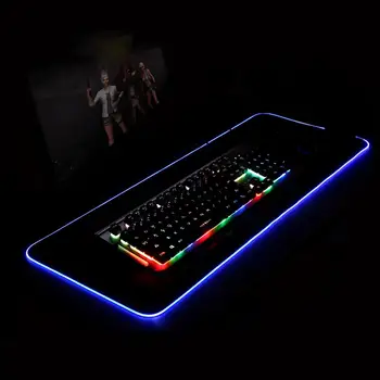 משטח עכבר RGB תאורה עמיד להפחית את היד עייפות מחשב גיימר מקלדת משטח גדול Mousepad מקלדת משטח הבית.