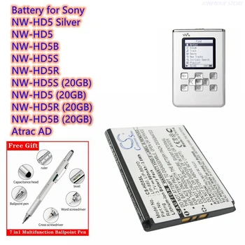 נגן מדיה סוללה 3.7 V/980mAh ליפ-880, ליפ-880PD, ליפ-880PD-B, 2-632-807-11 עבור Sony NW-HD5, NW-HD5B, NW-HD5S, NW-HD5R