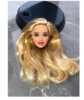 נדיר העולמית מוגבלת בובת צעצוע הראש נסיכה הבובה ראש שחור בנות DIY ההלבשה שיער הצעצועים האהובים אוסף נסיכה הבובה הראש