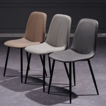 נורדי האוכל הכיסא יצירתי סלון מרפסת פנאי הכיסא מינימליסטי ברזל ריהוט למטבח המודרני כיסאות בחדר האוכל CN