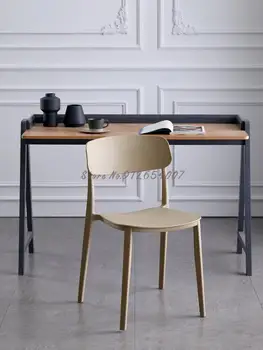 נורדי האוכל כיסא מודרני מינימליסטי כיסא פלסטיק למבוגרים משענת הכיסא ההגירה ומתן פנאי הכיסא אופנה הכיסא