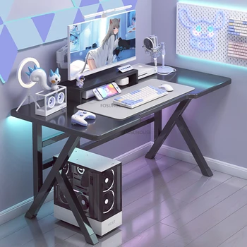 נורדי, מעשה ידי אדם לוח E-ספורט שולחנות עבור Office ריהוט חדר שינה שולחן מחשב פשוט אישיות משק הבית הלבן משחקי שולחן