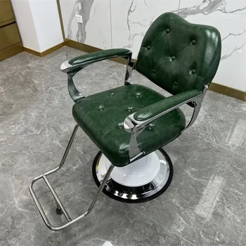 נורדי עור הספר כיסאות מספרה סלון עיצוב כיסא סלון ריהוט סלון יופי שיער הכיסא היופי צואה
