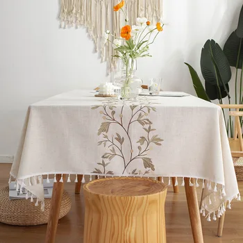 נורדי פרחוני פשוט המודרנית מפת שולחן האוכל קפה, תה, שולחן הקבינט השולחן בד כיסוי מטבח קישוט הבית באביזרים