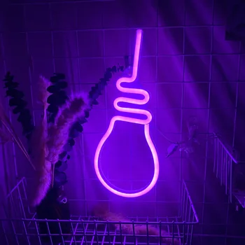 נורת LED מנורת ניאון דוגמנות מנורת חדר שינה מעוצב לילה אור