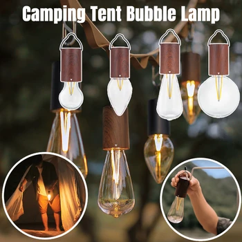 נייד וינטג ' תלויים פנסים קמפינג אוהל קל משקל האור חלב בועה הנורה מנורת פנס נסיעות חיצונית מנורת תאורה