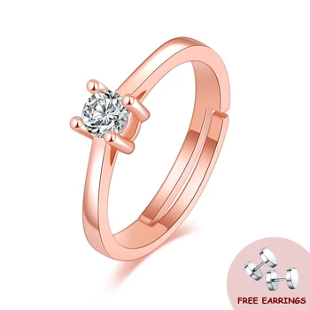 סגנון חדש האצבע טבעת עם זירקון חן 925 תכשיטי כסף אביזרים לנשים, חתונה, מסיבת אירוסין מבטיח מתנה טבעות