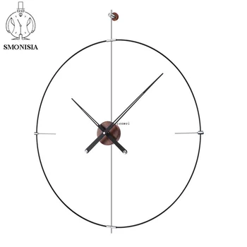 ספרד 3d שעון קיר מתכת יוקרה מודרני מינימליסטי גדול שעונים שקט בסלון עיצוב תעשייתי Klok Duvar Saati עיצוב הבית