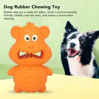 סקוויקי כלב צעצוע מעניין ביס עמיד בריא גומי בלתי ניתן להריסה צעצועים לכלב