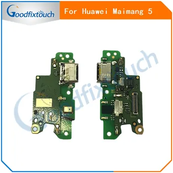 עבור Huawei Maimang 5 מטען USB יציאת הטעינה מחבר מזח לוח להגמיש כבלים עם מיקרופון Modlue חלקי חילוף