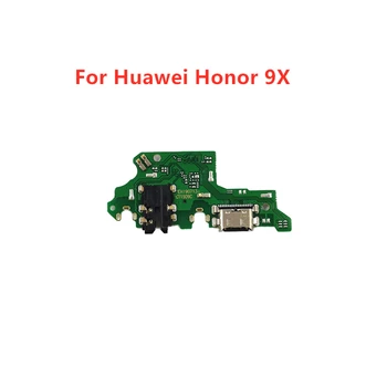 עבור Huawei הכבוד 9X מטען USB נמל עגינה מחבר PCB לוח סרט להגמיש כבלים יציאת טעינה החלפת רכיב חילוף P