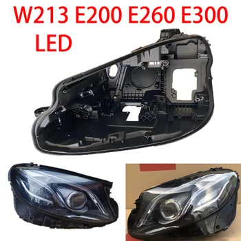 עבור מרצדס W213 E200 260 300 350L 2016-2018 LED פנס אחורי מעטפת בסיס שחור מנורה מעטפת פלסטיק כיסוי מגן