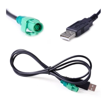 עבור פולקסווגן בורה Sagitar MAGOTAN Touran אוקטביה U-דיסק USB כבל המרה סיבוב 4-pin 1pcs