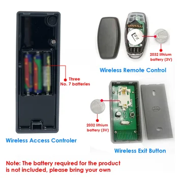 עמיד למים לנעול את הדלת שלט בקרת גישה 125Khz ID /IC כרטיס RFID בקרת גישה אלחוטית מקלדת שליטה הקורא