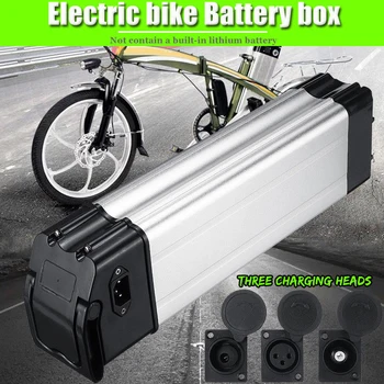 פלסטיק סוללה התיבה עבור אופניים חשמליים 36V/48V קיבולת גדולה 186501 מחזיק תיק חיצוני רכיבה על אופניים החלפת אביזרים
