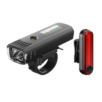 פנס אחורי אופניים הרים 4 מצבי תאורה Anti Glare Led אור אופניים מוגדר קל להתקין עם חיישן קדמי אחורי