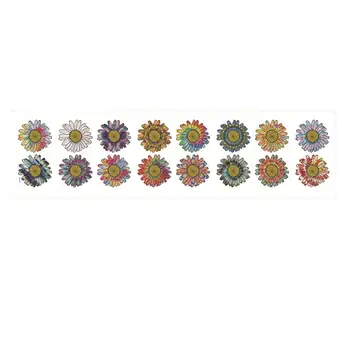 פרחים מדבקות קיר מדבקות קיר דקורטיבי על הספה רקע אסתטי קיר עיצוב אמנות