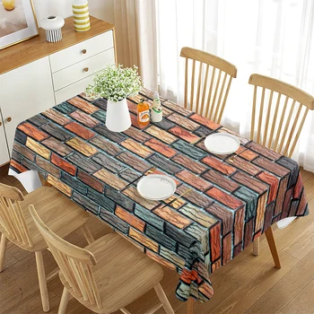 צבעוני לקיר תבנית מפת שולחן קפה שטיח מטבח סלון שולחן אוכל שולחן מחסה בבית מינימליסטי קישוט