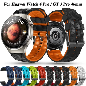 צפו 4 Pro רצועת שעון 22mm סיליקון רצועת הצמיד עבור Huawei לצפות GT 2 3 סה GT2 GT3 Pro 46mm Smartwatch צמידים ואביזרים