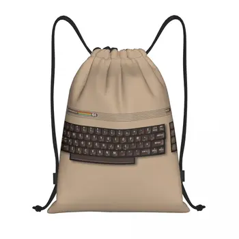 קומודור 64 שרוך תרמיל ספורט תיק ההתעמלות לגברים נשים מולטימדיה C64 חברה קניות מחשב Sackpack
