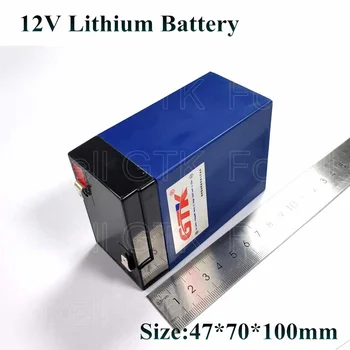 קופסא קטנה 12V 5Ah 6AH 12v ליתיום סוללה 3s li-ion אספקת חשמל 5A PCB 18650 על כוח הבנק צעצוע מנורת led אורות אודיו דיג