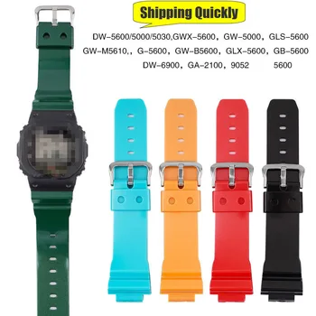 רצועת שעון רצועת DW5600/GA2100/DW6900 להקת שעון צמיד אביזרים היד DW-5600/GA-2100 DW-6900 שעונים רצועת שעון