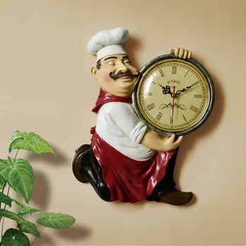 שרף חדש שף חמוד שעון קיר בבית לצפות חדר אמבטיה מטבח שעון קיר בציר שעונים Wekker Digitaal עיצוב הבית עיצוב מודרני