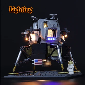 תאורת LED ערכת עבור 10266 קוטג ' אפולו 11 ירחי lander בניין לבנים (רק אור לא דגם)
