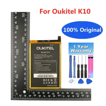 חדש 100% מקורי 11000mAh Oukitel K10 סוללה עבור Oukitel K10 גיבוי טלפון Bateria באיכות גבוהה סוללות עם ערכות כלים